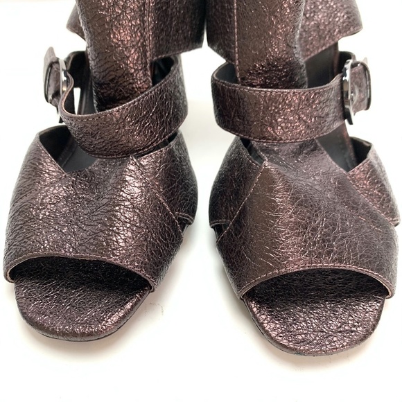 CARESSA GRAYCE Sandals High Heels Leather sz 8 M - Picture 6 of 16